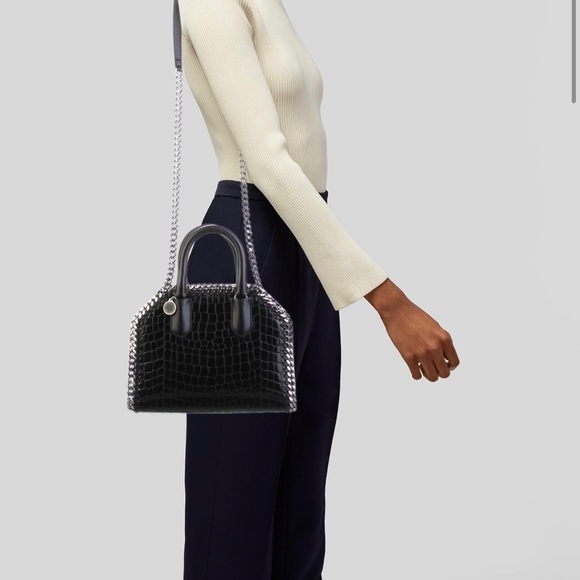 STELLA MCCARTNEY 🌟 Chain Link VEGAN Leather Croc—NWT - Picture 4 of 16